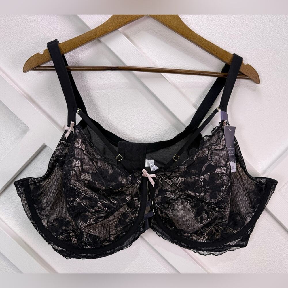 NWT Cacique Lane Bryant Unlined Curvy Balconette Seriously Sexy Bra Size 50DD - Picture 2 of 13